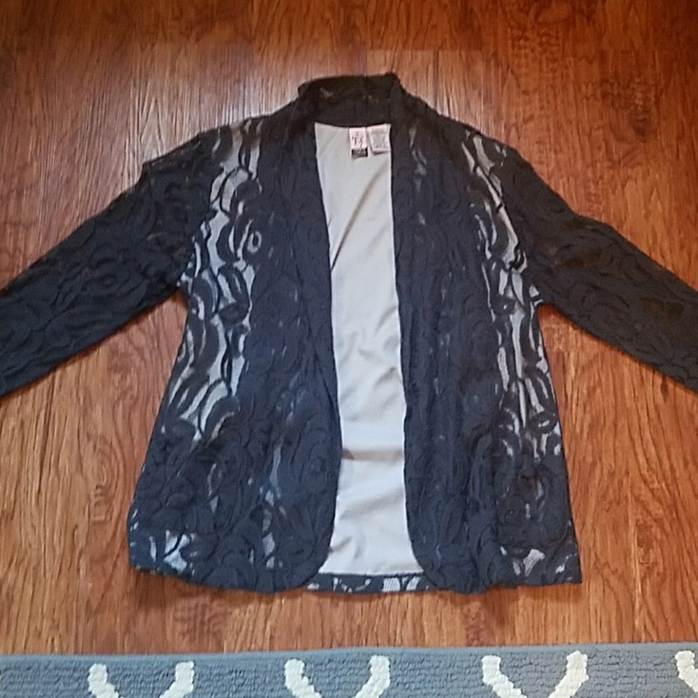 Lace blazer
